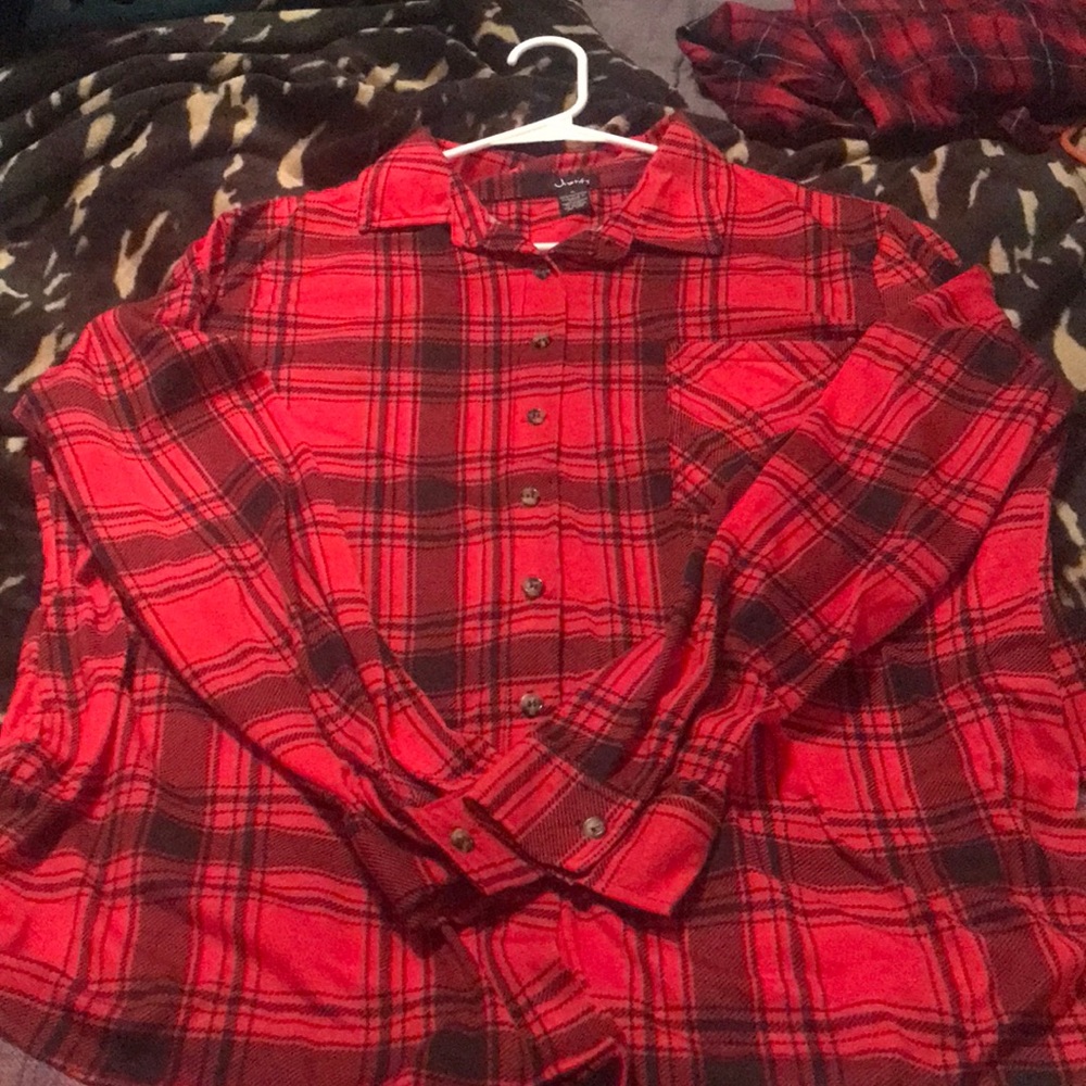 Justify red flannel
